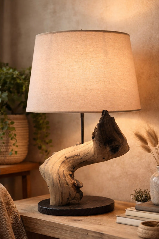 Sillage - Lampe à poser en bouleau massif